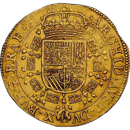 459 - Spanish Netherlands. Philip IV. 1621-1665. Dubbele gouden souverein – Double souverain d’or. Gold, 3... 