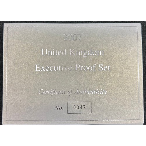 507 - Royal Mint, Two Executive Coin Collections. 2005 Proof set, 2007 Proof set.