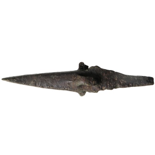 11 - Bronze age looped palstave axehead. Circa 1250-950 BCE. Copper-alloy, 120mm x 36mm. 229.8g. Ref: The... 