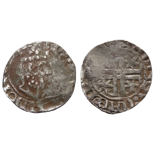 356 - Scotland, Alexander II penny, Roxburgh. Circa 1235 AD. Crowned bust right, sceptre in front, +ALEXSA... 