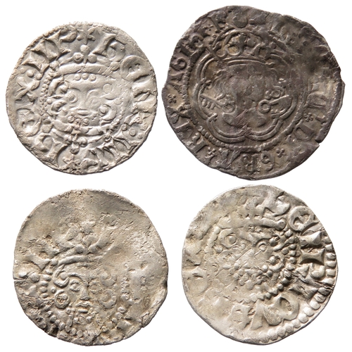 315 - Medieval silver coin group (4) including three Henry III pennies and a York halfgroat of Henry VII. ... 