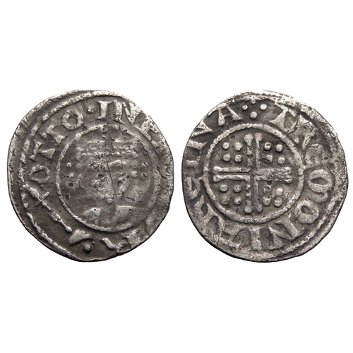 367 - Otto IV short cross sterling imitation. Dortmund, circa 1209-1215. Crowned bust facing with sceptre ... 