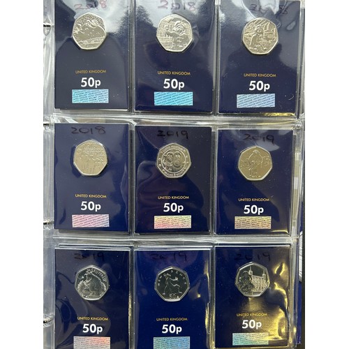 509 - Large Change Checker Folder Containing Uk coinage, to include; 10p, 50p, £2, £5 Coin sets. 2016 Beat... 