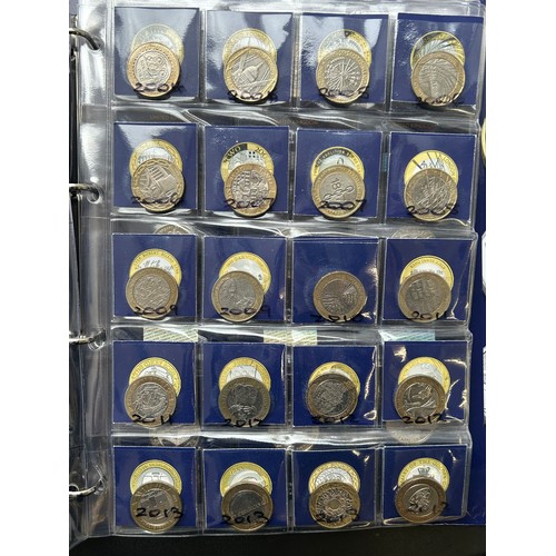 509 - Large Change Checker Folder Containing Uk coinage, to include; 10p, 50p, £2, £5 Coin sets. 2016 Beat... 