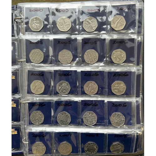 511 - Change Checker folder containing British coinage, Extensive 50p & £1 coin collections.