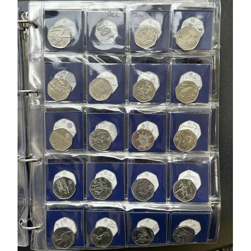 511 - Change Checker folder containing British coinage, Extensive 50p & £1 coin collections.