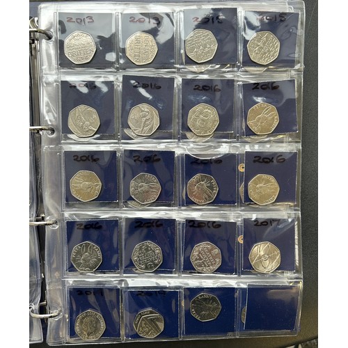 511 - Change Checker folder containing British coinage, Extensive 50p & £1 coin collections.