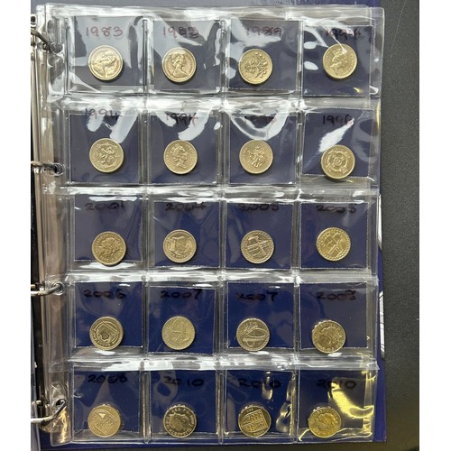 511 - Change Checker folder containing British coinage, Extensive 50p & £1 coin collections.