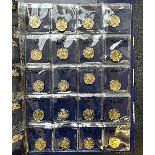 511 - Change Checker folder containing British coinage, Extensive 50p & £1 coin collections.