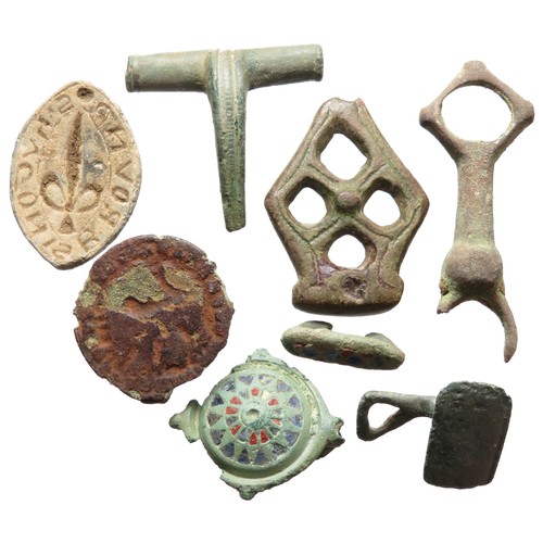 64 - Artefact group including Roman, Viking and Medieval artefacts. Circa 1st - 14th century CE. To inclu... 