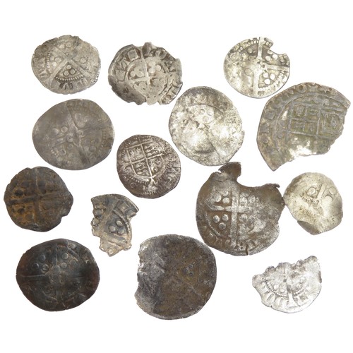 375 - Medieval, Tudor and Stuart silver coin group (15). largest 23mm.