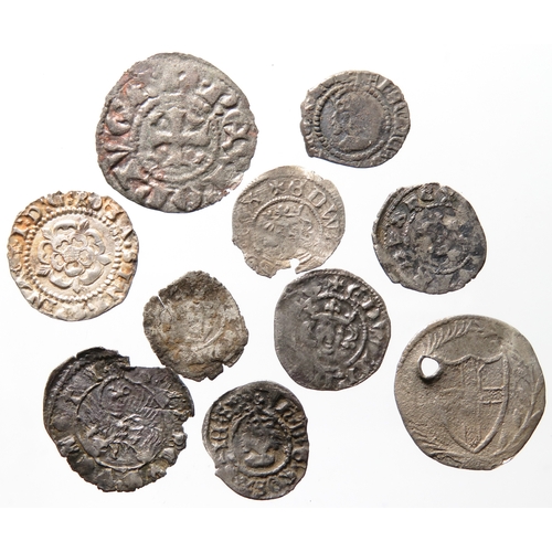 368A - Hammered coin group (10). Circa 13th-17th century AD. British and continental issues.