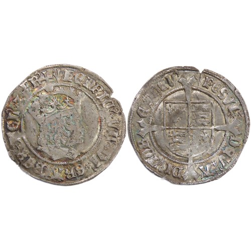 388A - Henry VII Groat. 1485-1509 AD. Profile issue. Crowned bust right. R. Shield over cross. Mint mark ph... 