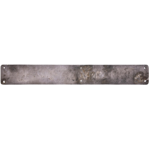 66 - A nameplate appendage QUALITY APPROVED. Cast aluminium, 36 ¼