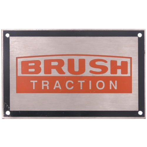 89 - A group of BRUSH TRACTION  cab plates from locos including Class 57 57008 and Class 92 92002 LUCIAN ... 