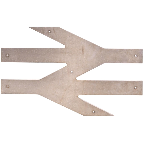 93 - Double Arrows from Class 410 DC EMU 76288. Cast aluminium, 18 ¾