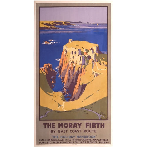 150 - An LNER double royal poster, MORAY FIRTH, by Littlejohns. The poster has been laid down to conserve.... 