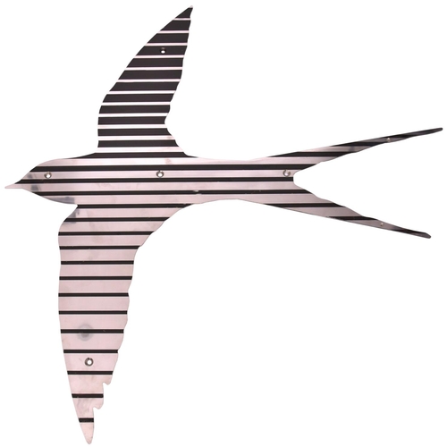 173 - An Intercity Swallow, left-facing, stainless steel, 32