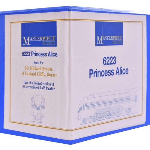 128 - An O gauge model of Coronation class LMS Pacific PRINCESS ALICE, by Masterpiece Models, a superb exa... 