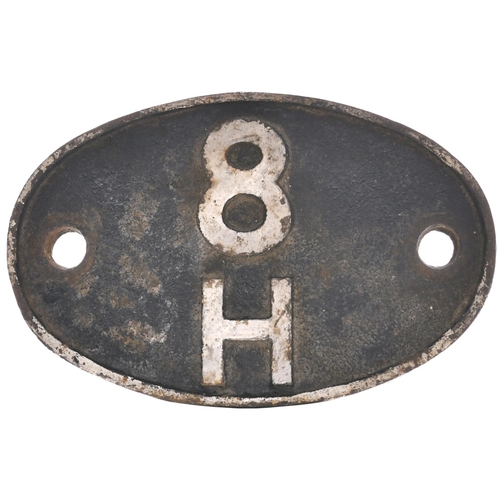 182 - A shedplate 8H Birkenhead (September 1963 and closed to steam November 1967). This ex LNWR and GWR j... 