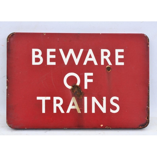 142 - British Railways (Midland) enamel notice 