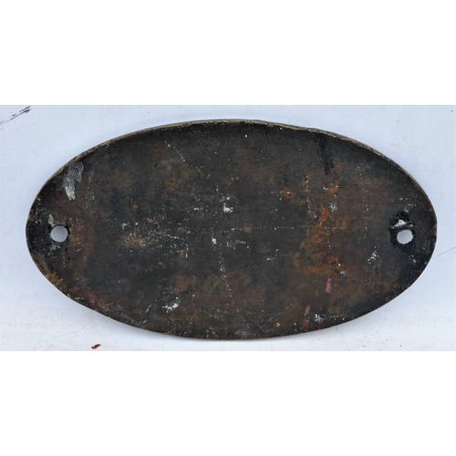 159 - London Midland & Scottish Railway locomotive brass works plate 