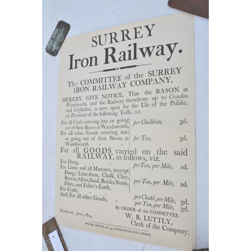 191 - Quantity of railway publicity posters, WTTs, instructions etc (Postage Band: N/A)