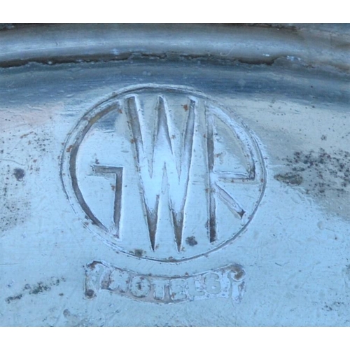 245 - Great Western Railway silver plate, two handled sugar bowl with crest (Elkington), Vegetable dish wi... 