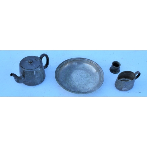 246 - Railway silver plate, GWR serving bowl, SR teapot/hot water pot, Pullman milk jug, Pullman salt pinc... 