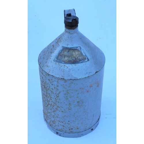 253 - British Railways oil can brass plated 