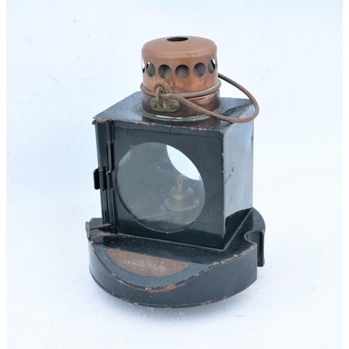 282 - Welch patent signal lamp interior plated 