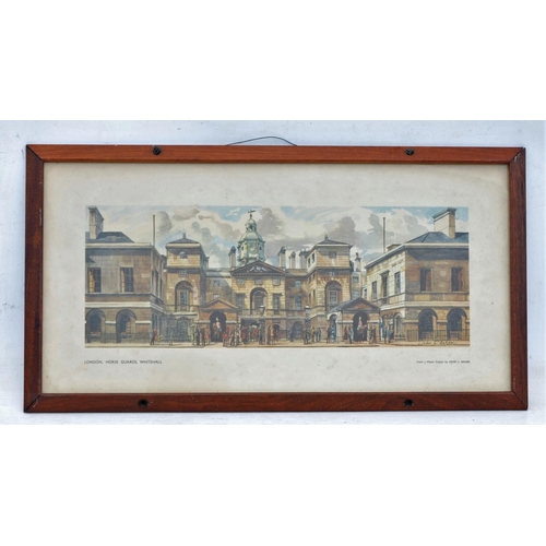 285 - Railway carriage print, London Horse Guards, Baker, 10