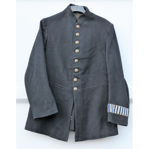 407 - London South Western Railway Police Constable's uniform high collar tunic, good to fair condition, a... 