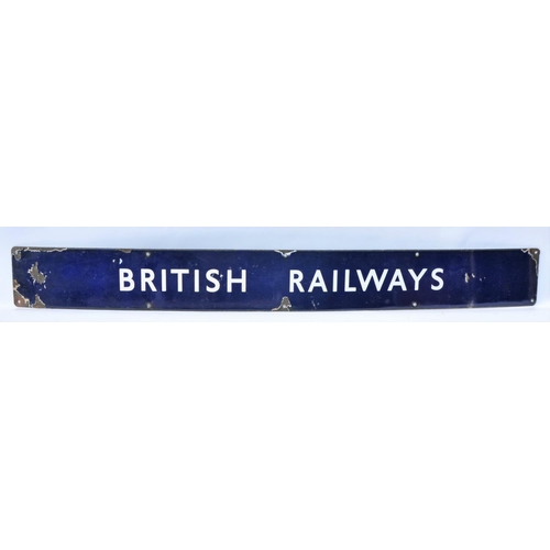 439 - British Railways (Eastern) enamel poster board heading, 6