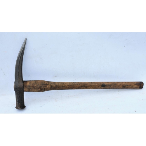 81 - Railway locomotive Fireman's coal pickaxe, 25 1/2