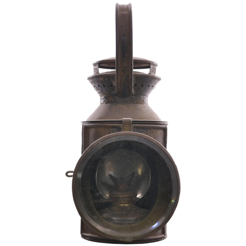 90 - A Midland and Great Northern Joint Railway three aspect handlamp with a brass plate 20 GATEHOUSE, GU... 