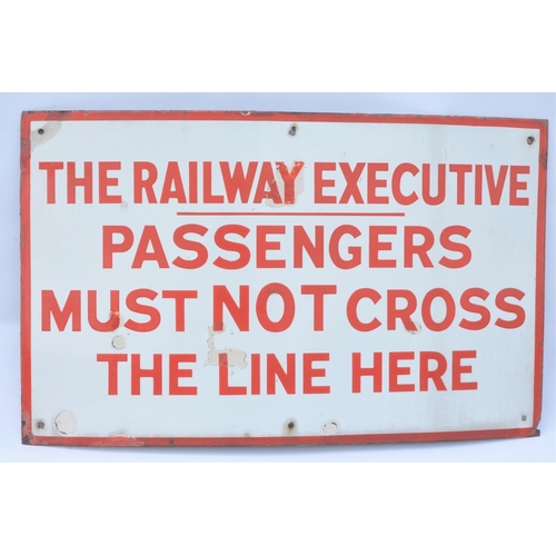 23 - The Railway Executive enamel 