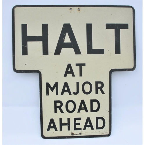 28 - Alloy road sign 
