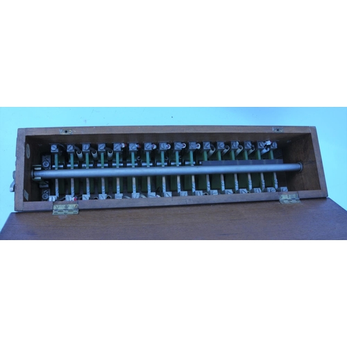 500 - London North Western Railway signal box hardwood block switch, complete, original service condition,... 