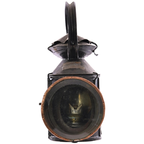 162 - An LNER three aspect handlamp with a brass plate, LONDON & NORTH EASTERN RAILWAY, M&GN, WISBECH, fro... 