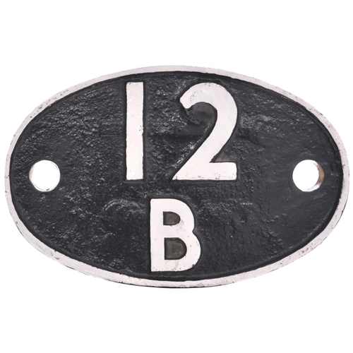 179 - A shedplate 12B Carlisle Upperby (1948-June 1950 and February 1958-January 1968), Carlisle Canal (Ju... 