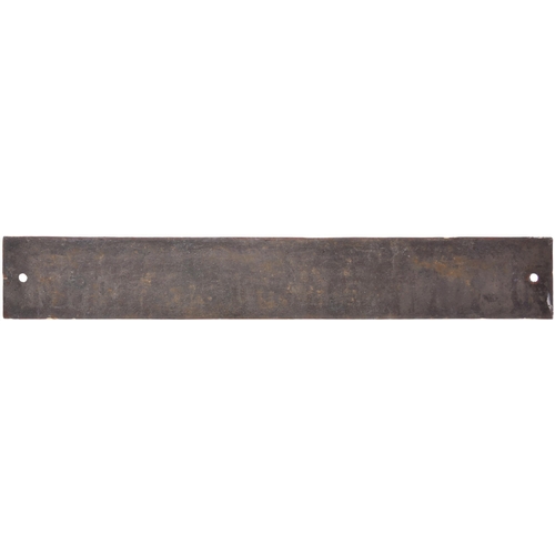 76 - A GWR pre-grouping doorplate, STATION MASTER, cast iron, 24