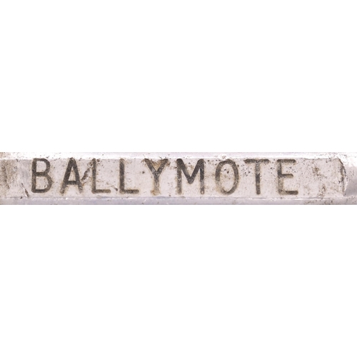 177 - A Railway Signal Company miniature train staff, BALLYMOTE-BOYLE, (alloy), from the Midland Great Wes... 