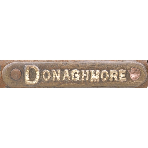 76 - A Webb and Thompson large train staff, DUNGANNON JC-DONAGHMORE, from the Portadown to Omagh route. (... 