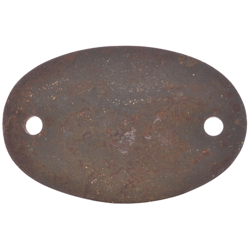 51 - A shedplate, 30A, Stratford (1948-May 1973). A flat backed plate carried by a diesel locomotive, the... 