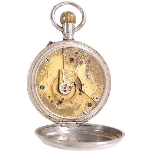 69 - An LNWR pocket watch by Joyce of Whitchurch, the face marked with the maker's name and the company i... 