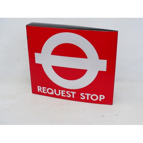 2 - London Transport enamel double sided box type 