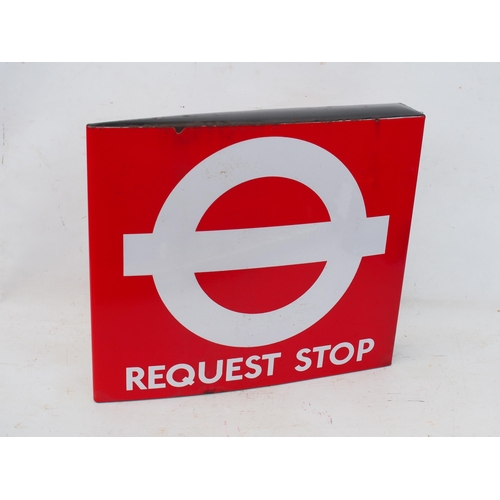 2 - London Transport enamel double sided box type 