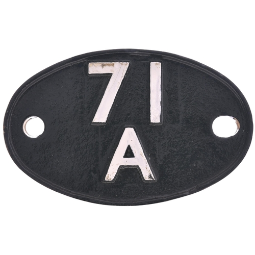 148 - A shedplate 71A, Eastleigh (1948-September 1963). Repainted. (Postage Band: B)