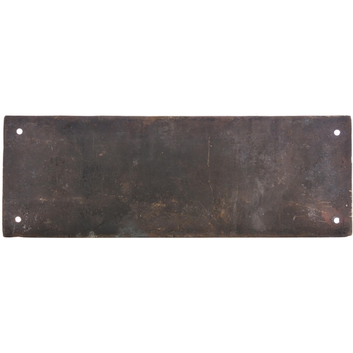 163 - An East African Railways cabside numberplate, 1128, from a metre gauge 2-6-2T built by Vulcan Foundr... 